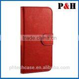 OEM Blank Leather Phone Cases/Sublimation Leather Flip Cover for Iphone 5/5S thumbnail-1