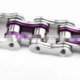 Wholesale Stainless Steel Biker Chain Bracelet Cool Unisex Purple Motorcycle Biker Chain Bracelets thumbnail-2