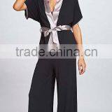 Classica Silk Satin Sleep Shirts Pure Silk Chameuse Fabric Pajamas thumbnail-3