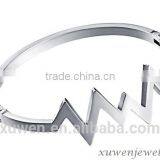 Polish Finish Laser Cut 316l Stainless Steel Jewelry Bangle