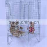 Wire Storage Basket/ Metal Wire Mesh Powder Coating Basket thumbnail-3