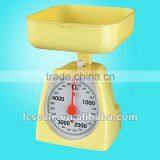 classic colorful mechanical kitchen scale