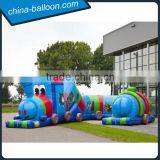 0.55mm Pvc Tarpaulin Inflatable Tunnel Train Capacity 10 Persons thumbnail-3