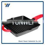 OEM Factory Supply! Multi-color Non-stick Coating Lodge Cast Iron BBQ