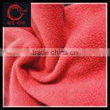 100% Polyester Hot-sale Color Dyed Spun Polar Fleece Fabric/blanket Fabric