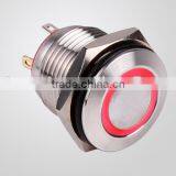 Metal Off/on 16mm Momentary Push Button Switch/Touch Switch With LED