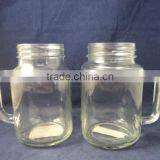 Glass Drinking Tumbler With Handle thumbnail-1