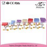 China Made Steel Leg Plastic Surface School High Adjustable Stool Chairs thumbnail-6