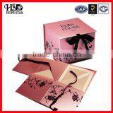 New Design Custom Foldable Gift Box With Ribbon Closure thumbnail-1