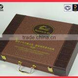 Factory Promotional 100% Cotton pu Leather Tie Boxes