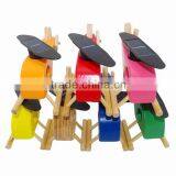 Solar Power China Kids Wood Toy Model Airplane thumbnail-2