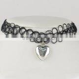 Tattoo Sun Moon Choker Necklace Grunge 90s 1990s Festival Summer thumbnail-6