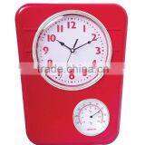 Cheap Weather Station Wall Clock With Temperature