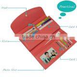 Fashion Women Purse Korean PU Leather Women's Wallet Clutch Long Design Clip Long Wallets Purse Bag thumbnail-5