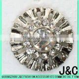 Fashion Round Rhineston Zamac Button