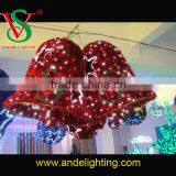 High Quality Garland Double Bells LED 3D Motif Light Christmas Light thumbnail-3