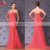 Luxurious Beads Sexy Elegant Girl Party Wear Western Evening Dress 2015 thumbnail-1
