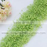 High Quality 3+8MM Green Faux Pearl Beading Trimming Plastic Pearl Strands for Wedding Decoration
