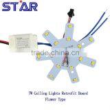 Flower 7w 15w Retrofit Kit Led Celling Light thumbnail-1