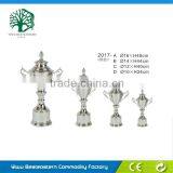 Silver Metal Trophies, Metal Trophy Figurines, Metal Gold Sport Trophy Cup thumbnail-1