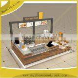 Industrial Popcorn Machine With Plywood Mall Popcorn Kiosk Coffee Kiosk Design for Sale thumbnail-3