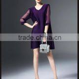 2016 New Fahion Women's Dress Lanternsleeves for the Evening Party thumbnail-2