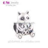 Wholesale Panda Charm 925 Sterling Silver European Charms Beads Fit Diy Snake Chain Bracelets Female Jewelry Necklaces thumbnail-1