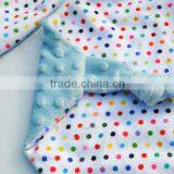 ABC-TEX Double Side Super Soft Minky Colorful Dot Minky Baby Blanket thumbnail-2