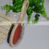 Pet Product Wood Pet Grooming Brush thumbnail-1