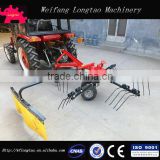 High quality tractor PTO driven hay rake,tractor tedder for sale