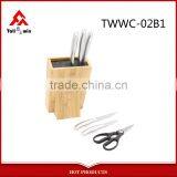 Black Plastic Shark Handle Series 6" Bread Knife thumbnail-2
