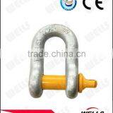 US Hot Dipped G210 Galvanized Dee Swivel Anchor Shackle Price thumbnail-1