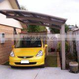 Steel Frame Outdoor Aluminum Carport for Car Sun Shelter and Car Wash Sheter thumbnail-5