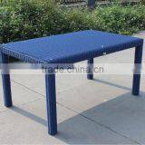 High Quality Wicker Furniture Hotel Outdoor Rattan Dining Table and Chair thumbnail-3