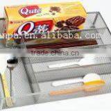 Hot Sales Fashion Metal Mesh 5 Compartments Kitchen Storage / Desktop Drawer Sundry Organizer thumbnail-2