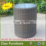Outdoor Plant Rattan Flower Pot Garden Furniture Flower Planter thumbnail-4