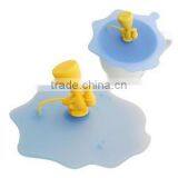 Funny " Big-headed" Babies Shape of Silicone Suction Cup Lid thumbnail-2