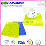 Square Silicone Non Slip Cup Pot Holder Insulated Mat Table Coaster