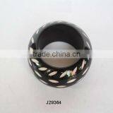 Polyresine With Carved Patterns Napkin Ring Available in Other Colours thumbnail-1