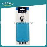 Toprank Hot Selling Customized Logo Personalized Blue Tag Luggage Pu Travel Pu Luggage Tag thumbnail-2