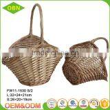 Wholesale Cheap Handmade Willow Woven Wicker Fruits Basket With Handle thumbnail-4