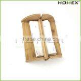 Bamboo Napkin Holder With Bar Homex BSCI/Factory thumbnail-5