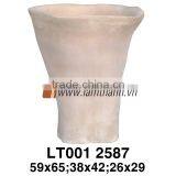 East Asia High Light Brown Terracotta Glazed thumbnail-1