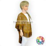 Fashionable Design Fuax Fur Shawl Baby Girl Shawl Suede Leather Shawl thumbnail-1