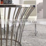 DT11 Luxury Granite Marble Top 48 Inch Round Dining Table Sets thumbnail-1
