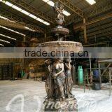 Bronze Water Fountain, Bronze Yard Water Fountain thumbnail-1