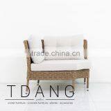 Harrison Outdoor Corner Bench - Vietnam Conversation Furniture - Resin Wicker thumbnail-2