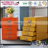 Colorful Metal Storage Cabinet Desktop Metal 5 Drawers File Cabinet thumbnail-4