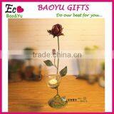 New 2015 Wrought Metal Candle Holder Wedding Candelabra Home Decoration Candle Christmas Decoration Roses Model thumbnail-1