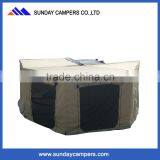 2017 Hottest 270 Degree Awning for Car Half Round Awning With Change Room